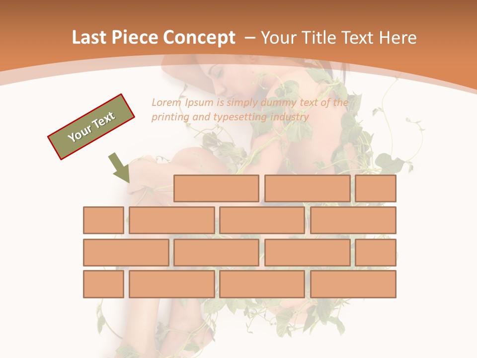 Beauty Plant Innocence PowerPoint Template