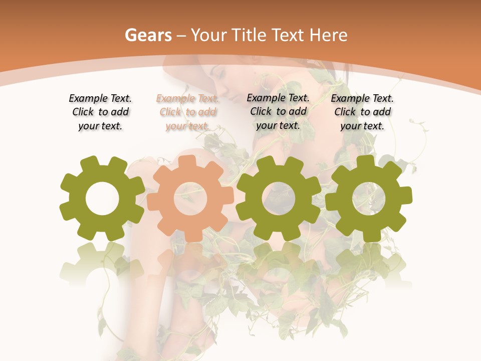 Beauty Plant Innocence PowerPoint Template