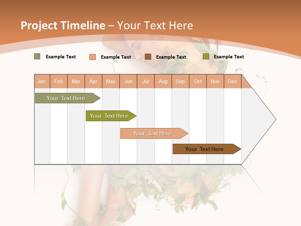 Beauty Plant Innocence PowerPoint Template