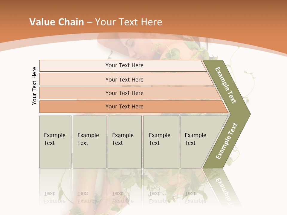 Beauty Plant Innocence PowerPoint Template