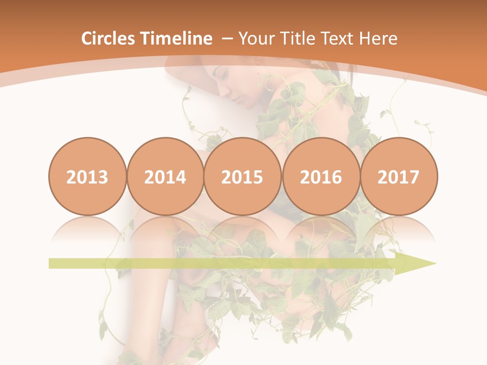 Beauty Plant Innocence PowerPoint Template