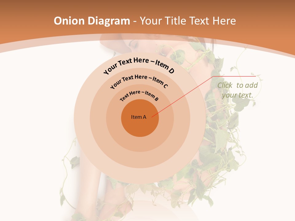 Beauty Plant Innocence PowerPoint Template