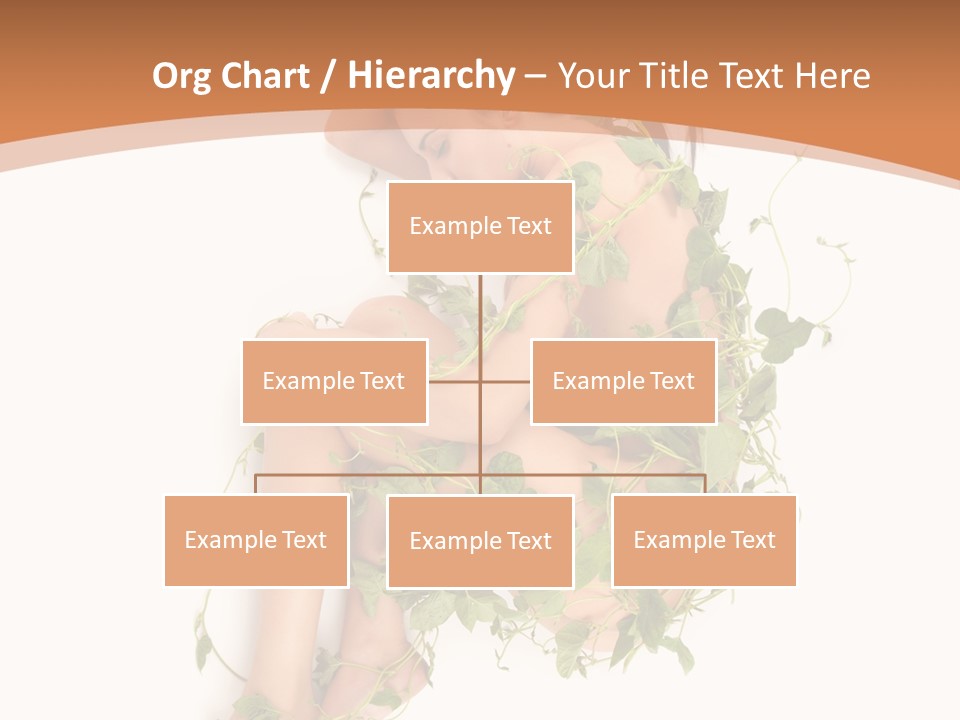 Beauty Plant Innocence PowerPoint Template