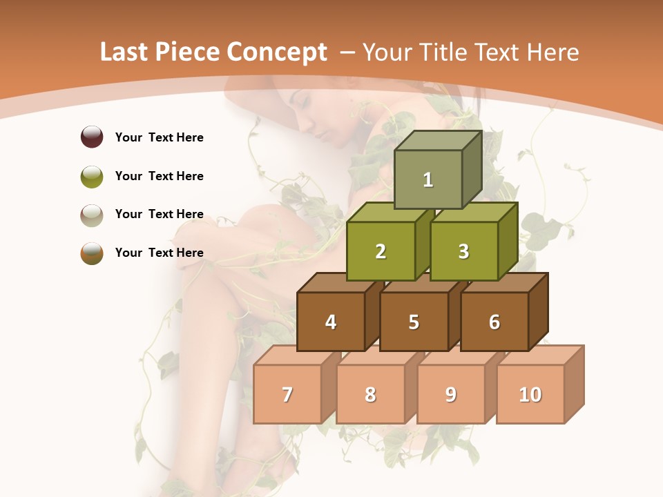 Beauty Plant Innocence PowerPoint Template