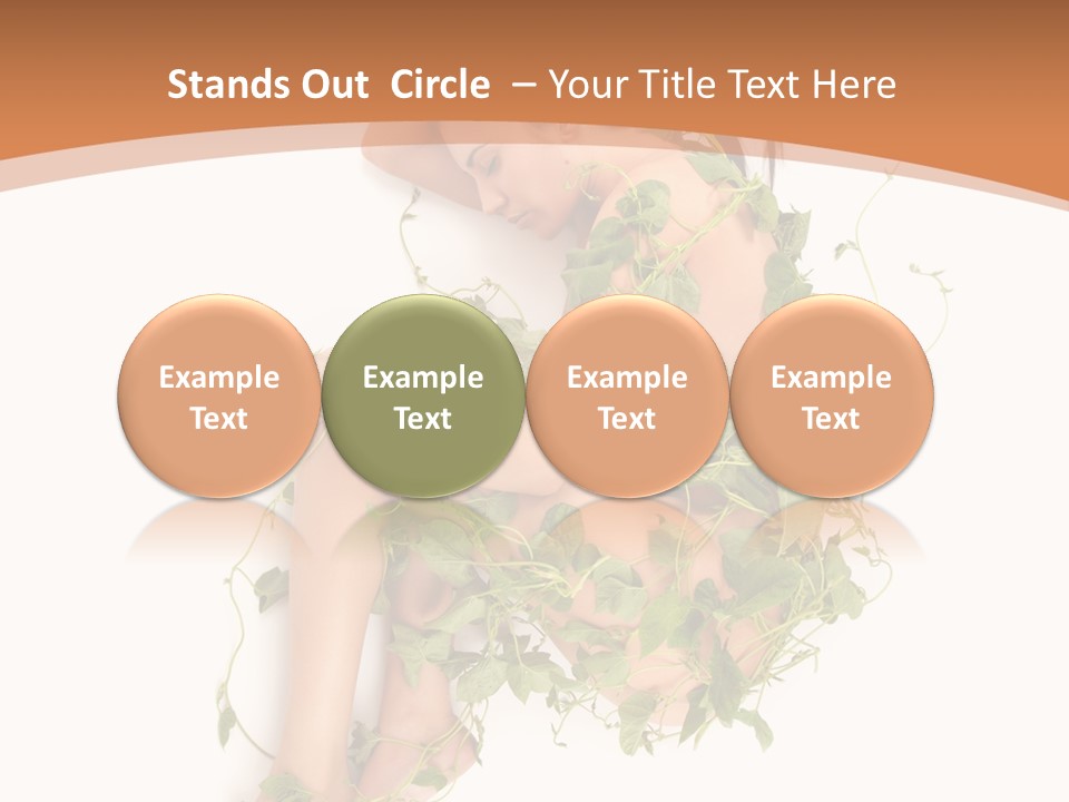 Beauty Plant Innocence PowerPoint Template