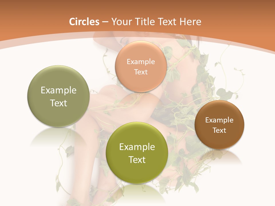 Beauty Plant Innocence PowerPoint Template