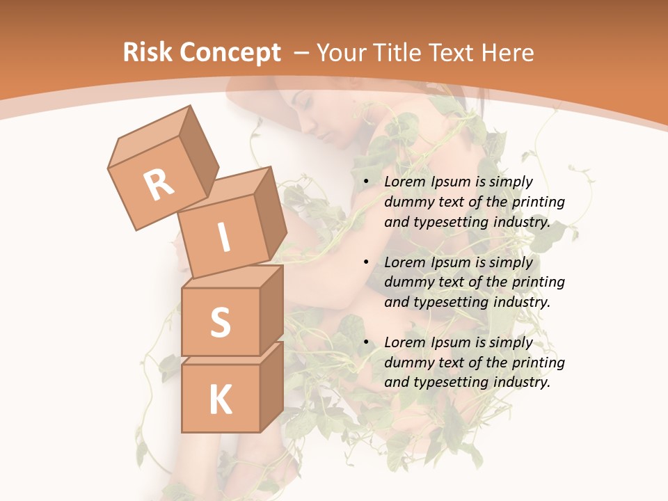 Beauty Plant Innocence PowerPoint Template