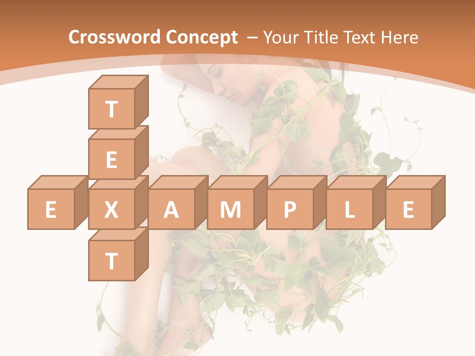 Beauty Plant Innocence PowerPoint Template