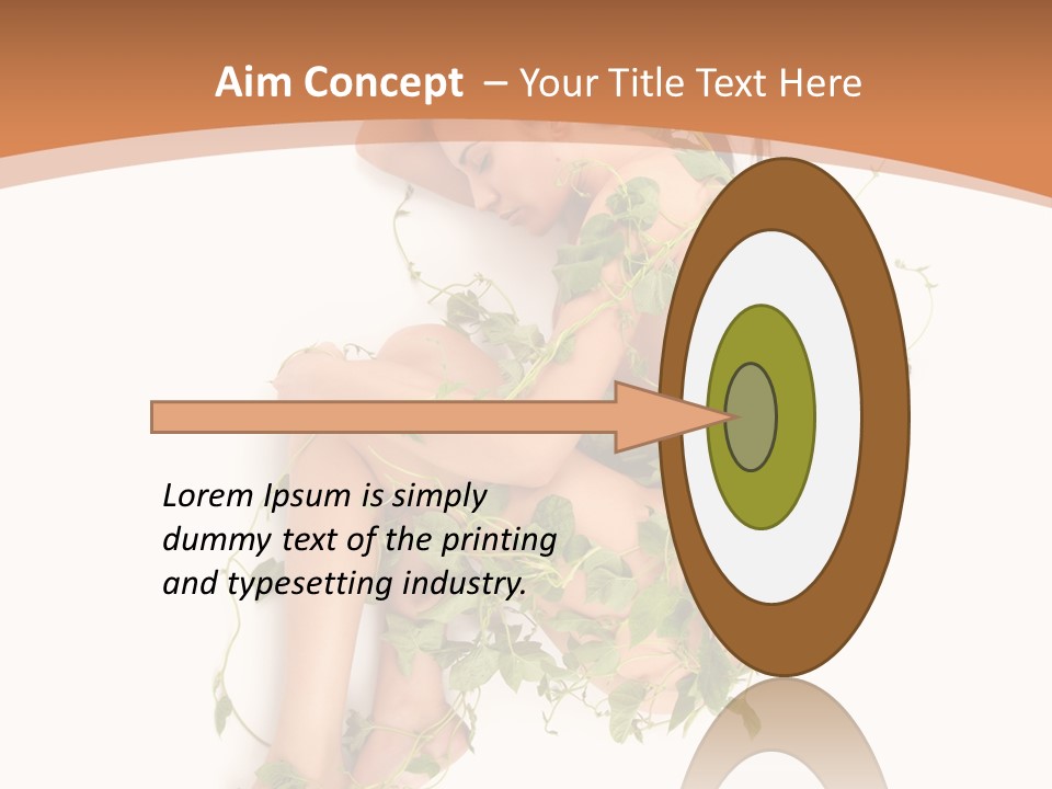 Beauty Plant Innocence PowerPoint Template