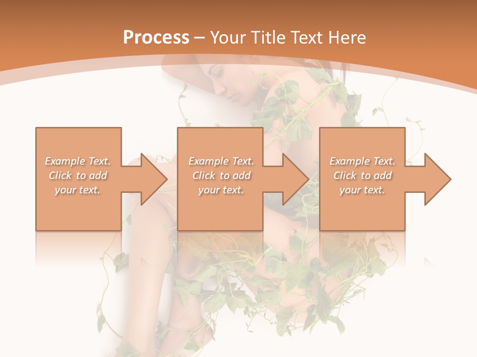 Beauty Plant Innocence PowerPoint Template