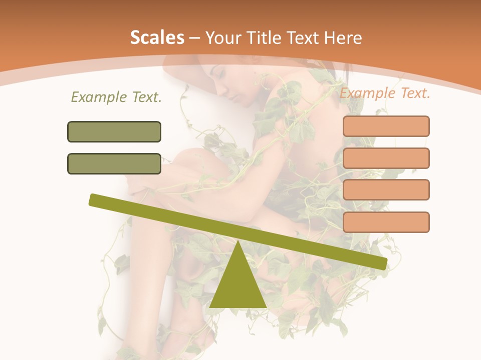 Beauty Plant Innocence PowerPoint Template