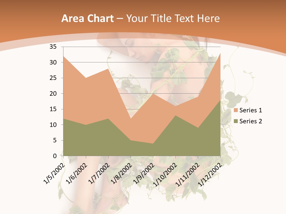 Beauty Plant Innocence PowerPoint Template