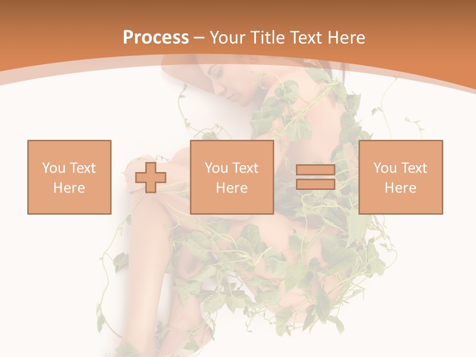 Beauty Plant Innocence PowerPoint Template