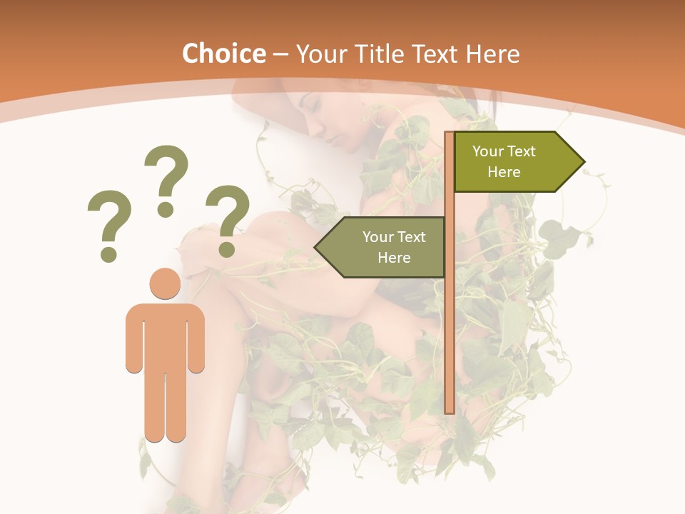 Beauty Plant Innocence PowerPoint Template