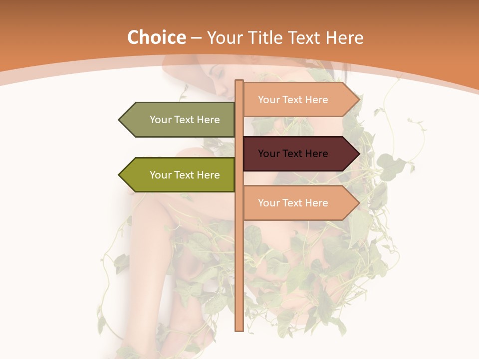 Beauty Plant Innocence PowerPoint Template