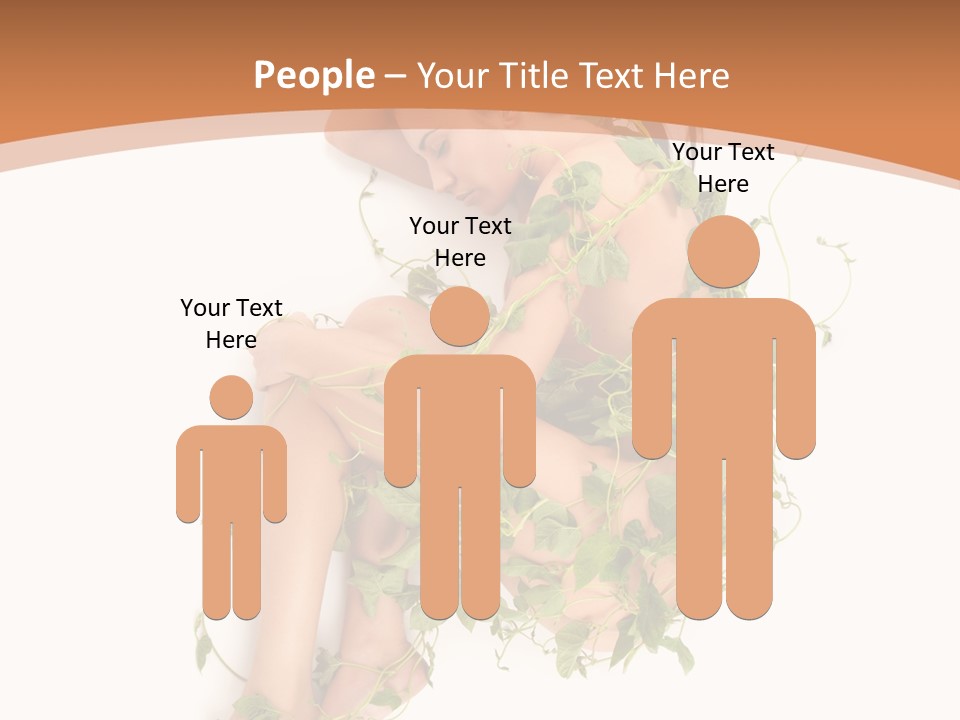 Beauty Plant Innocence PowerPoint Template