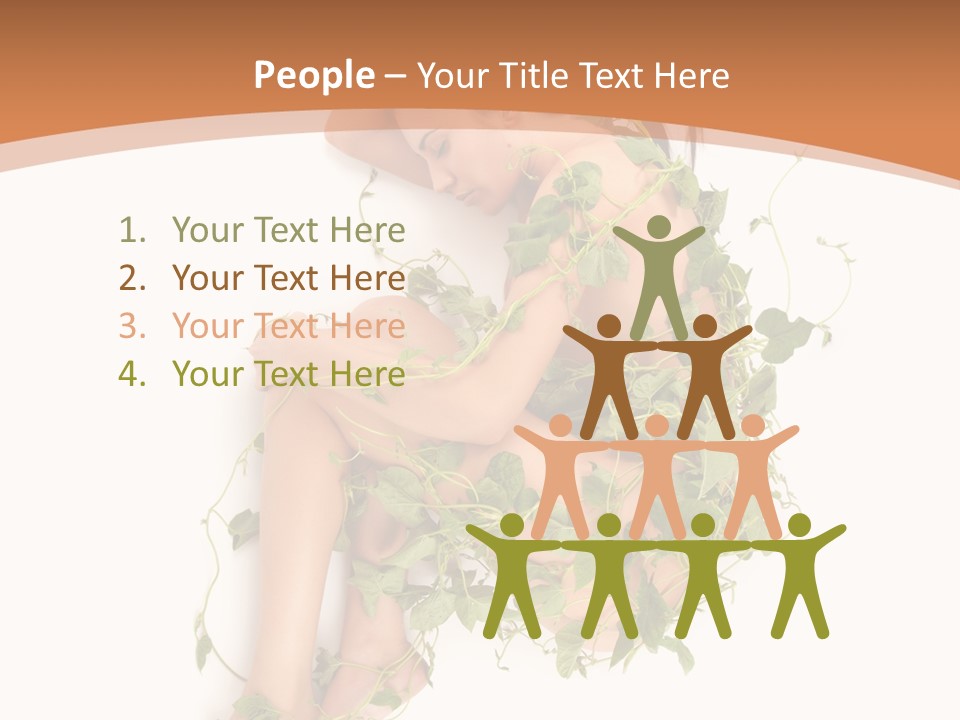 Beauty Plant Innocence PowerPoint Template