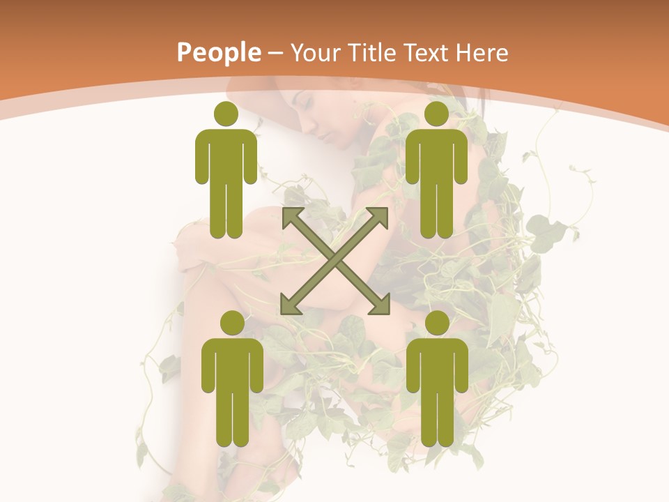 Beauty Plant Innocence PowerPoint Template