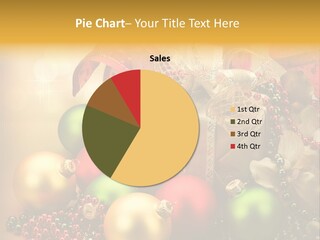 Year Golden Border PowerPoint Template