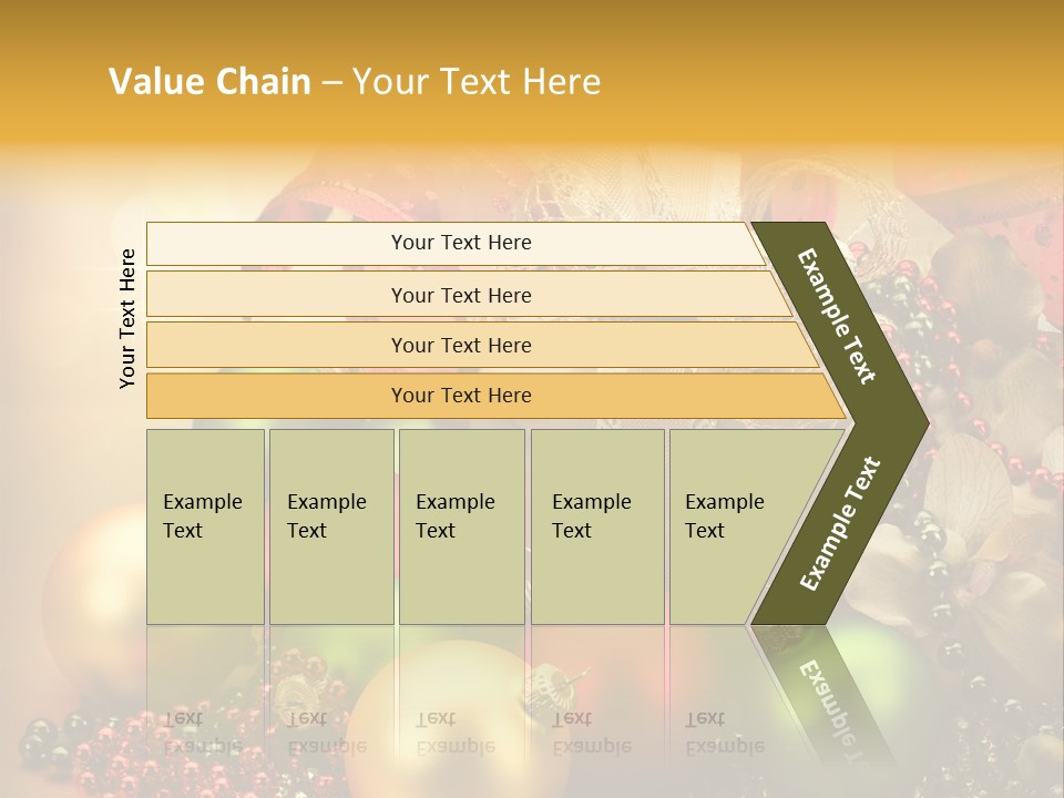 Year Golden Border PowerPoint Template