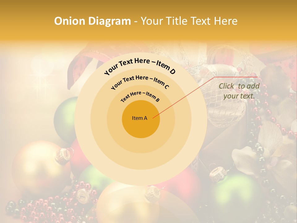 Year Golden Border PowerPoint Template