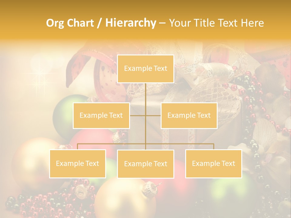 Year Golden Border PowerPoint Template