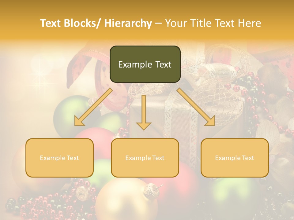 Year Golden Border PowerPoint Template