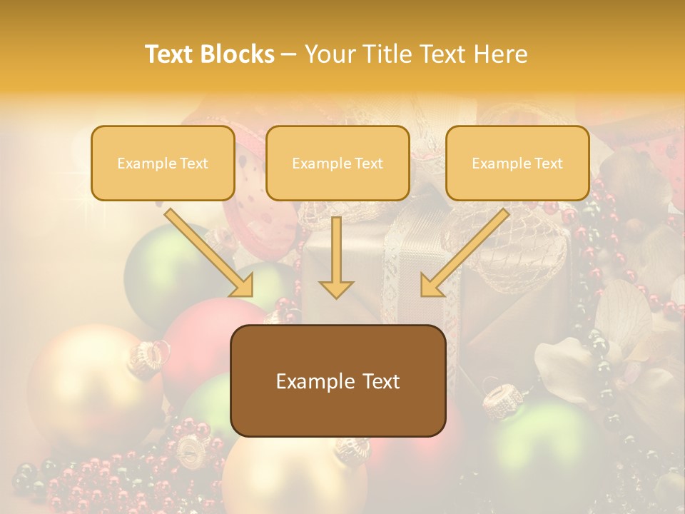 Year Golden Border PowerPoint Template