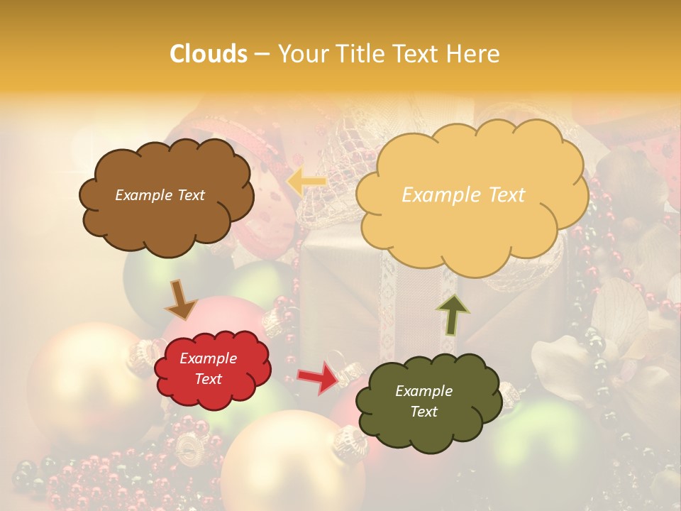 Year Golden Border PowerPoint Template