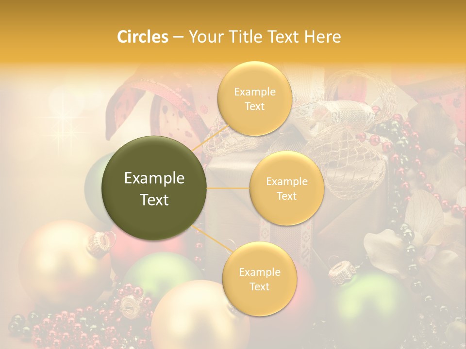 Year Golden Border PowerPoint Template