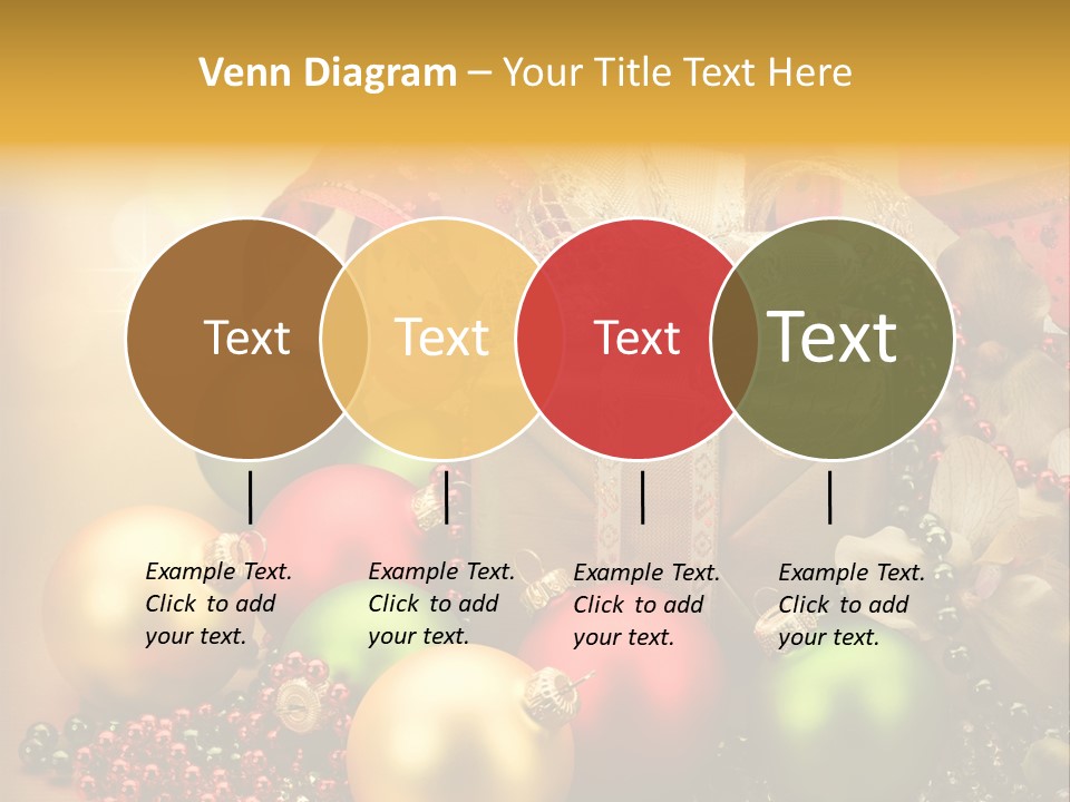 Year Golden Border PowerPoint Template