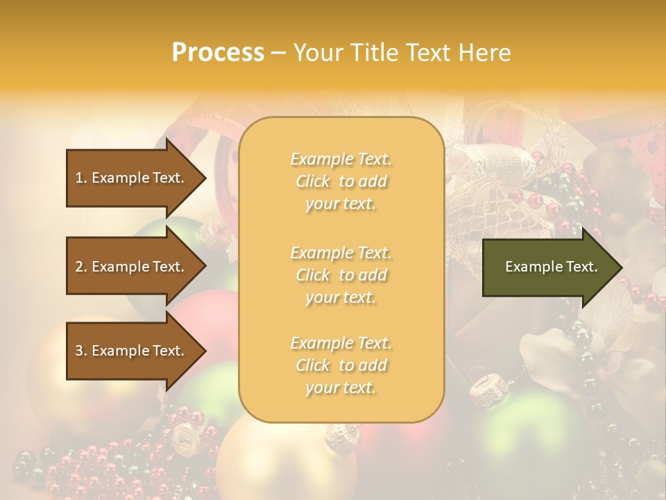Year Golden Border PowerPoint Template