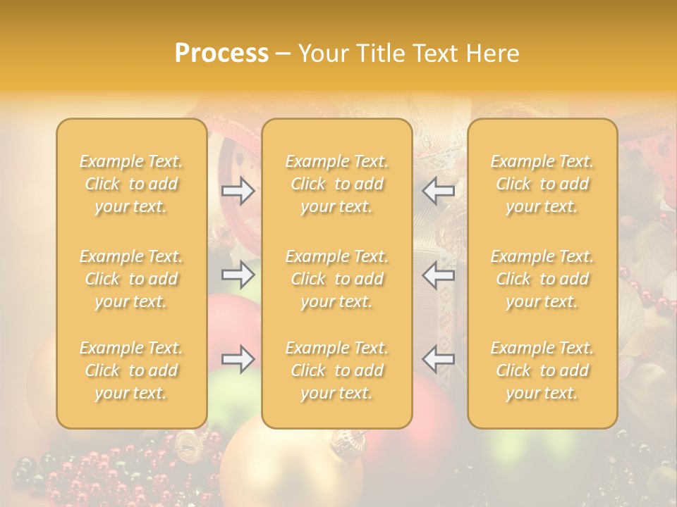 Year Golden Border PowerPoint Template
