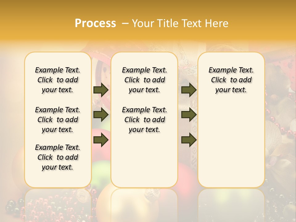 Year Golden Border PowerPoint Template