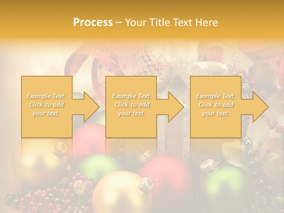 Year Golden Border PowerPoint Template