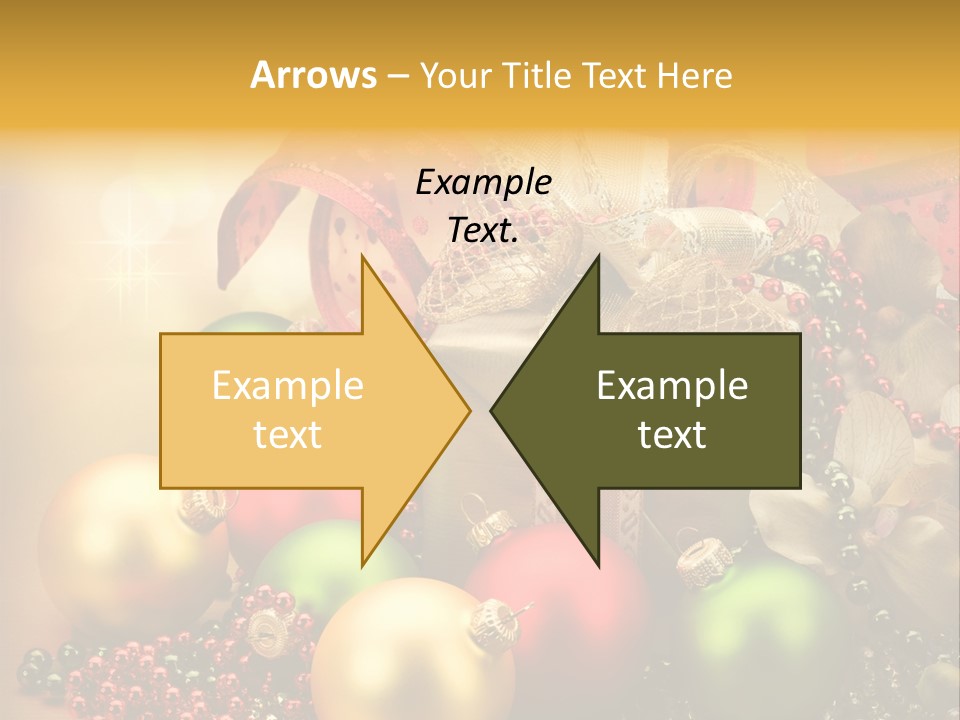Year Golden Border PowerPoint Template