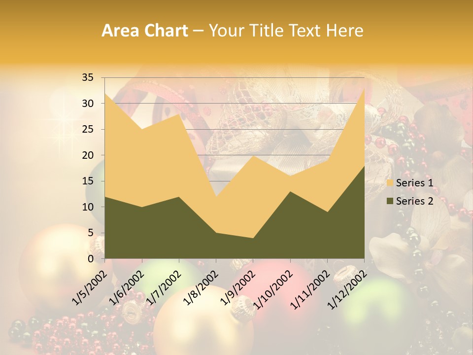 Year Golden Border PowerPoint Template