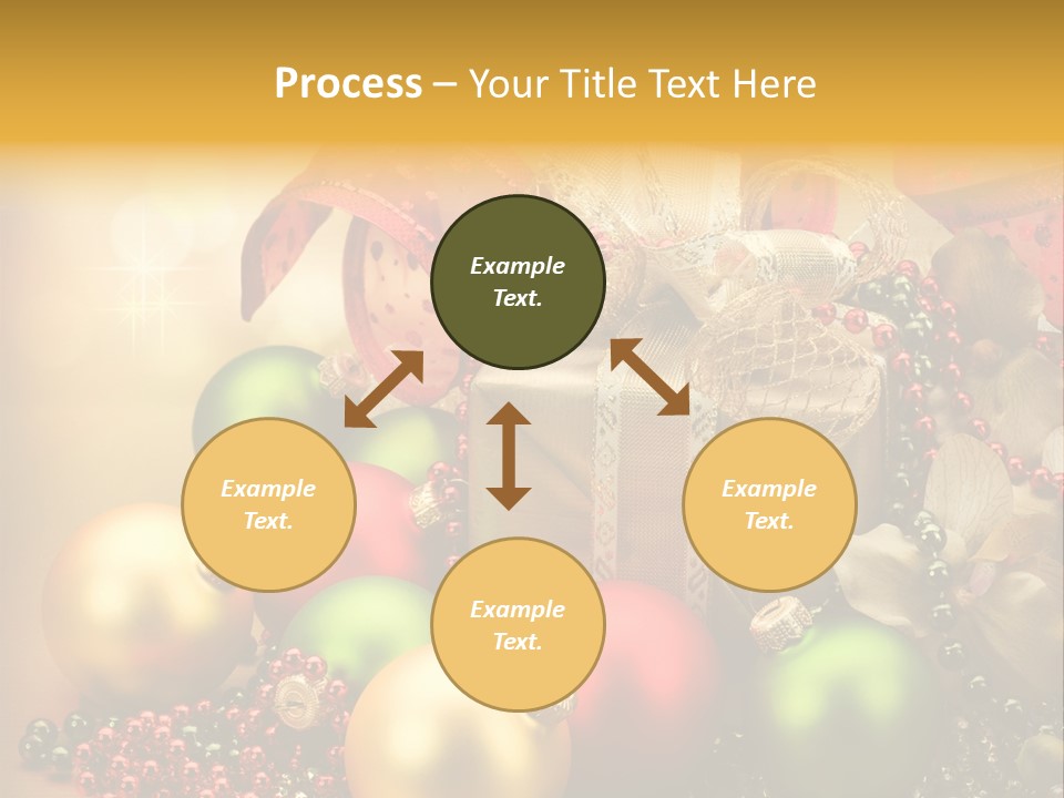 Year Golden Border PowerPoint Template