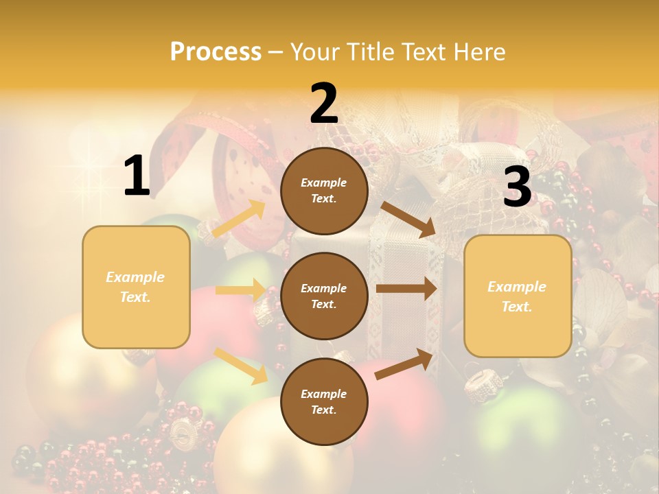 Year Golden Border PowerPoint Template