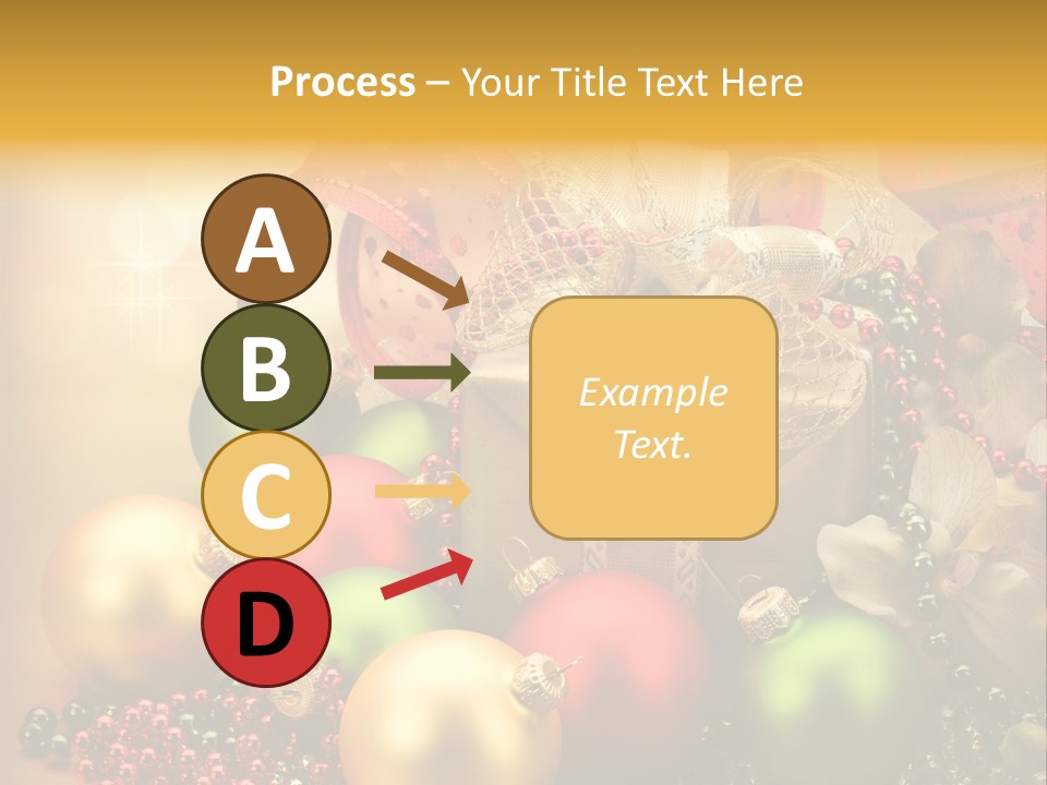 Year Golden Border PowerPoint Template
