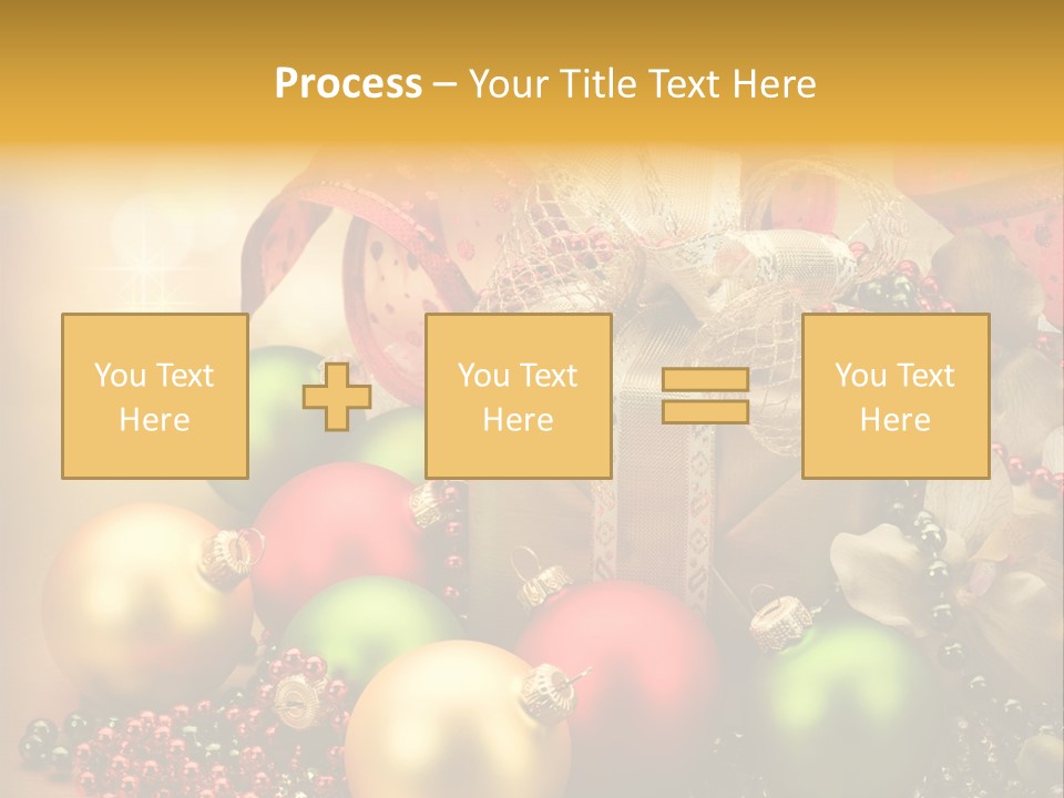 Year Golden Border PowerPoint Template