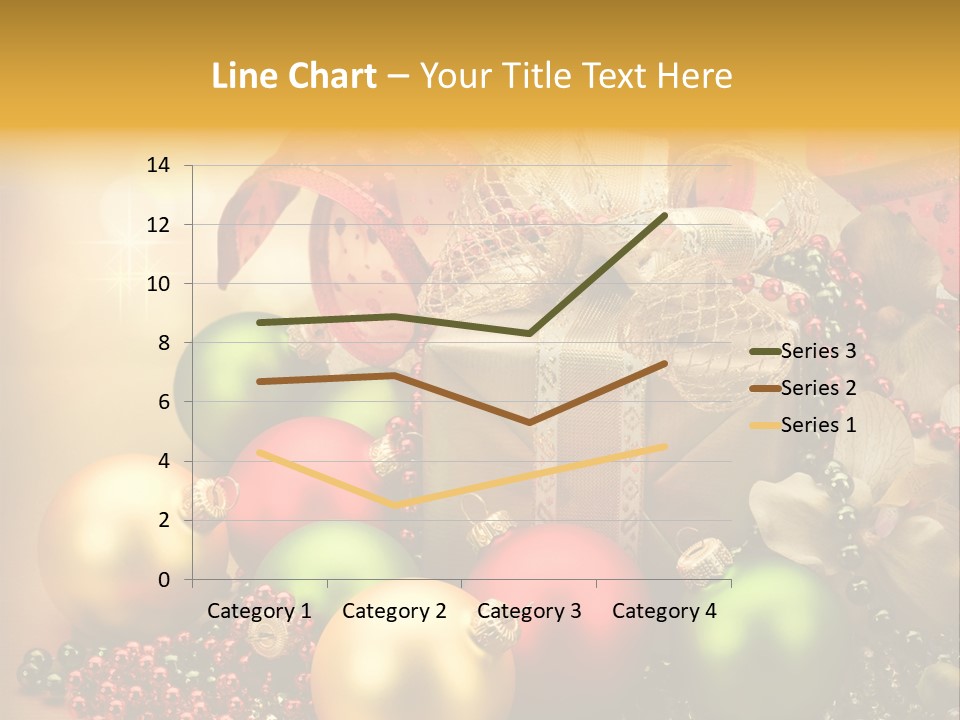 Year Golden Border PowerPoint Template