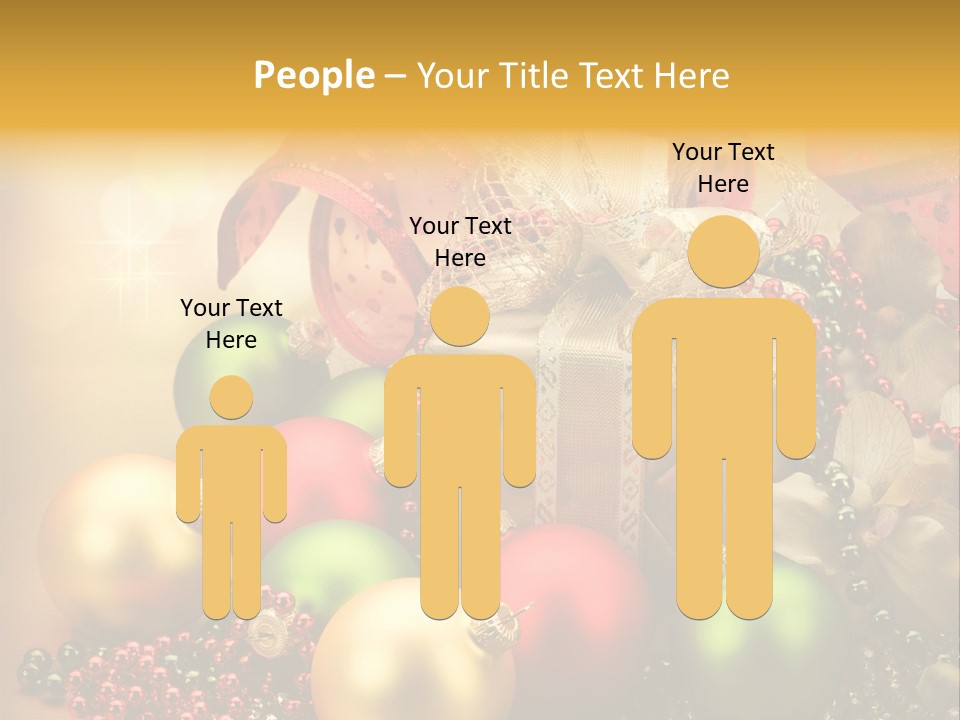 Year Golden Border PowerPoint Template