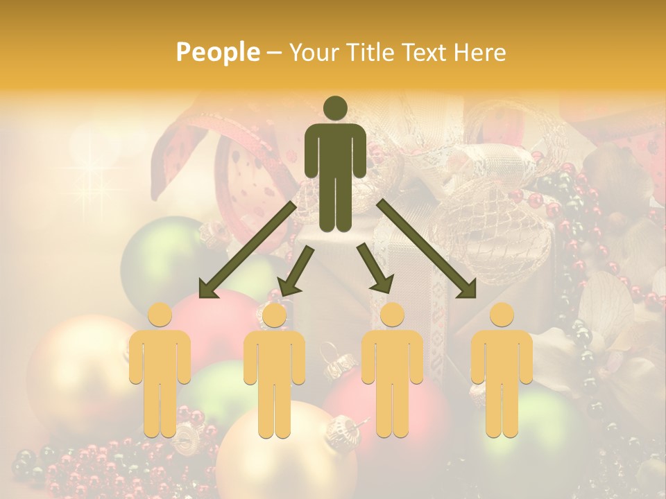 Year Golden Border PowerPoint Template
