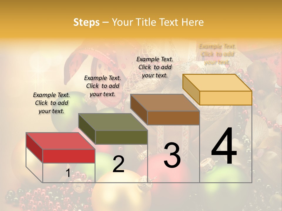 Year Golden Border PowerPoint Template