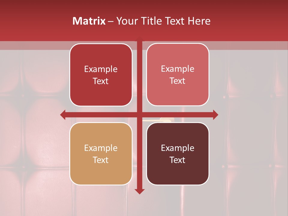 Surface Buttoned Glamour PowerPoint Template