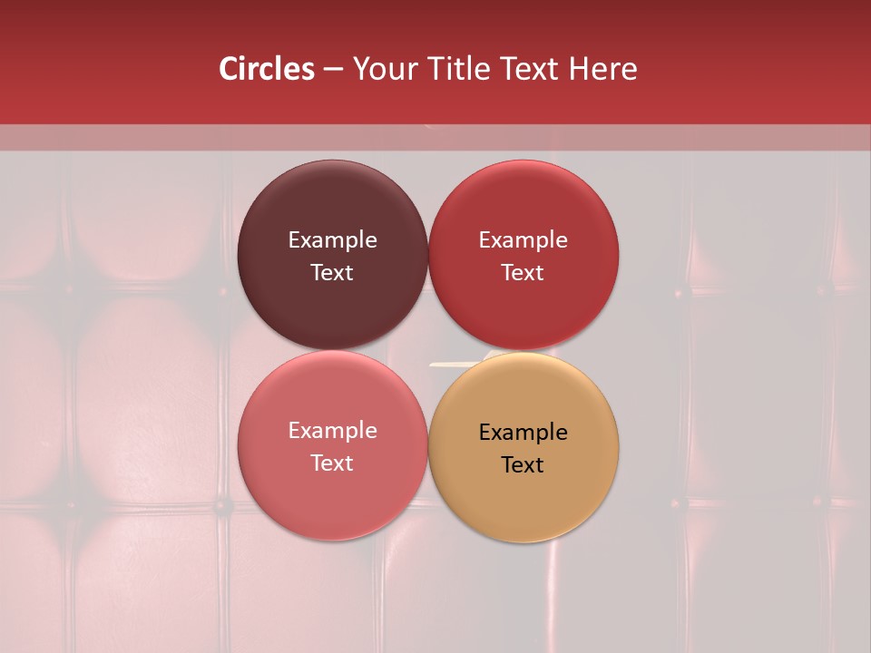 Surface Buttoned Glamour PowerPoint Template