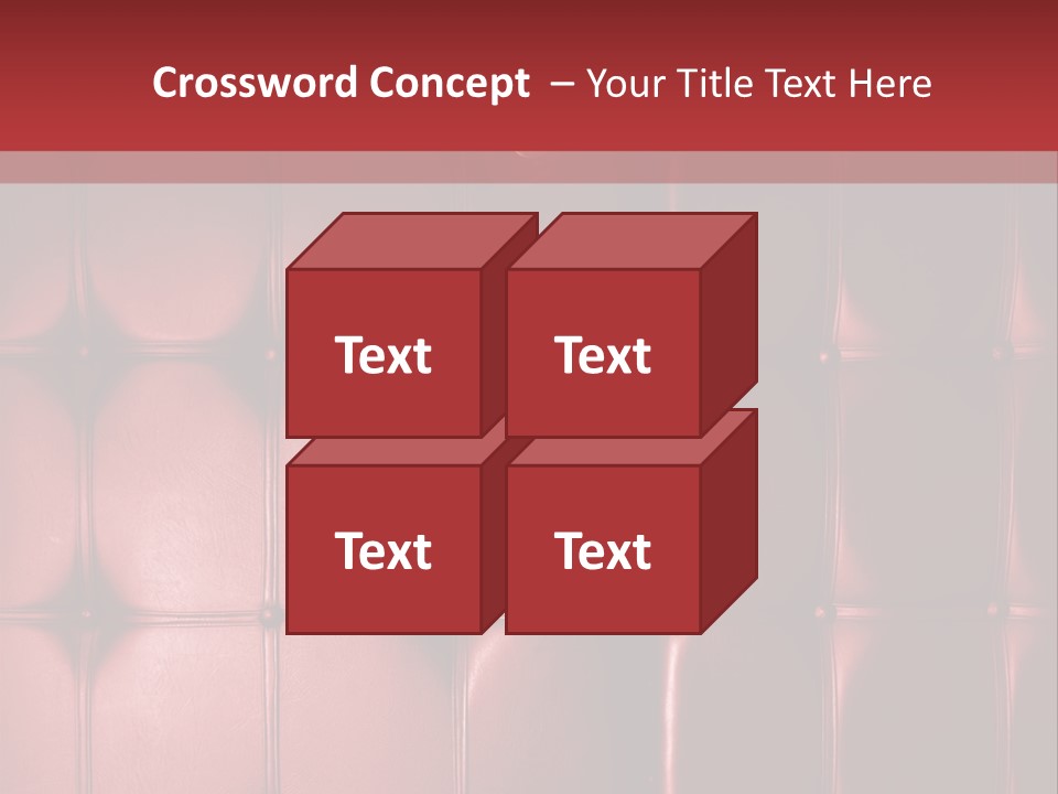 Surface Buttoned Glamour PowerPoint Template
