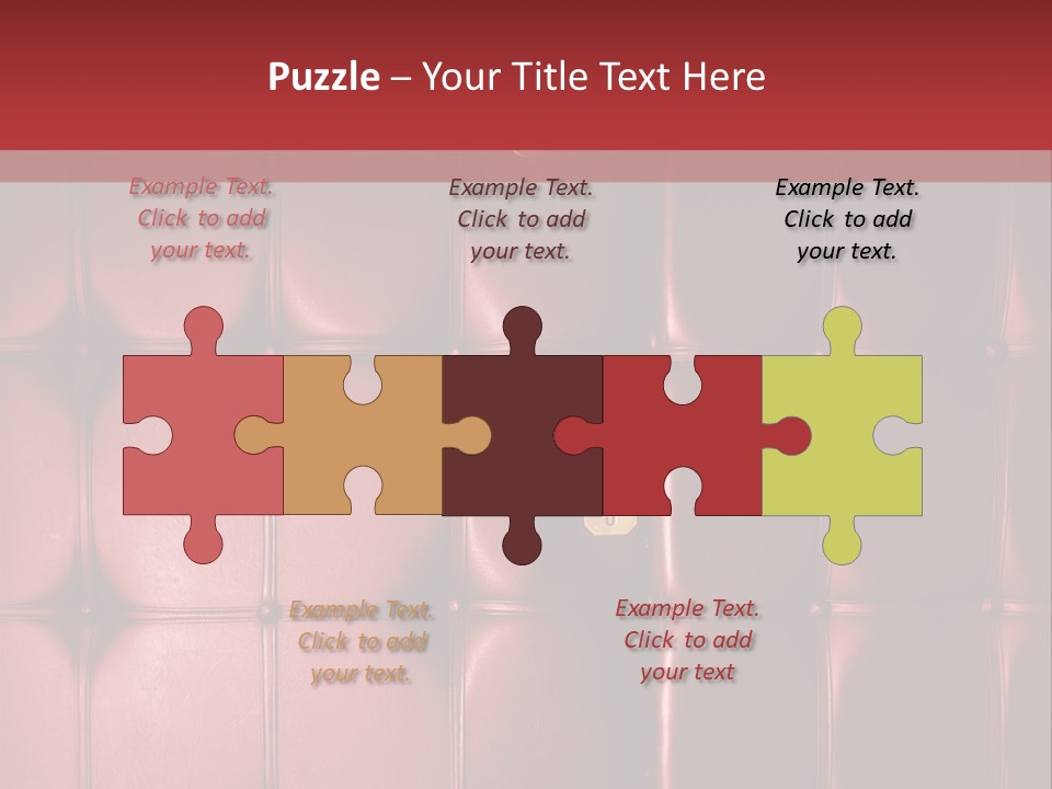 Surface Buttoned Glamour PowerPoint Template