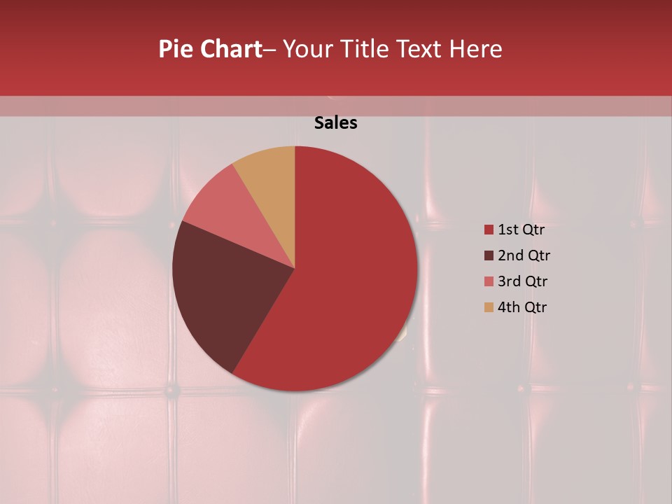 Surface Buttoned Glamour PowerPoint Template